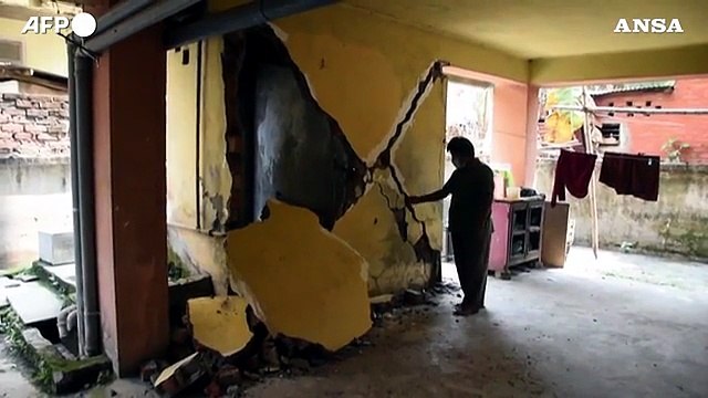 India, un forte terremoto scuote case ed edifici nella zona nord-orientale