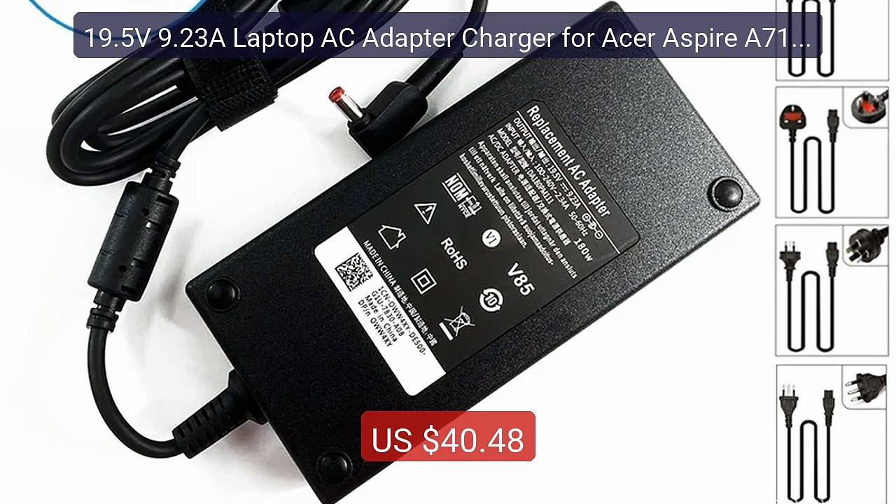 19.5V 9.23A Laptop AC Adapter Charger for Acer Aspire A717-... -- Top Pick 2026 | Unbeatable Price!