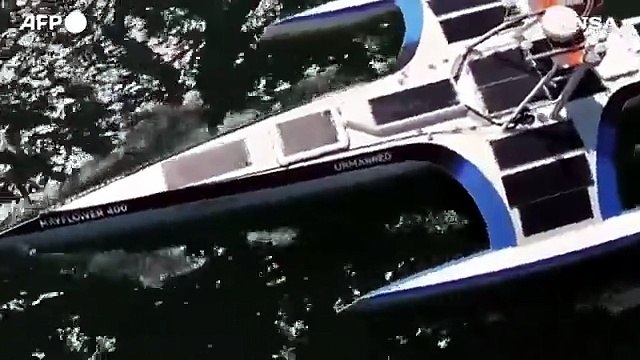 La prima nave senza pilota si prepara per il viaggio inaugurale dal Regno Unito