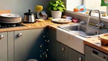 Spider-Man Cleaning the Kitchen #SpidermanAction, #HeroRescue, #EpicSave, #SuperheroMoments, #SpidermanShorts