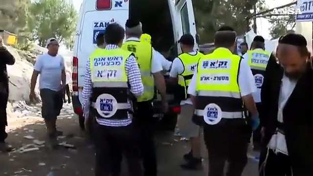 Israele, l'arrivo dei soccorsi sul luogo della tragedia