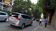 Row of Trees on Primo Cruz Street in Mandaluyong City in the Philippines
