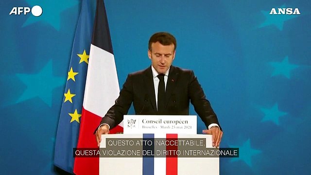 Bielorussia, Macron: Abbiamo deciso di rafforzare le sanzioni contro Minsk