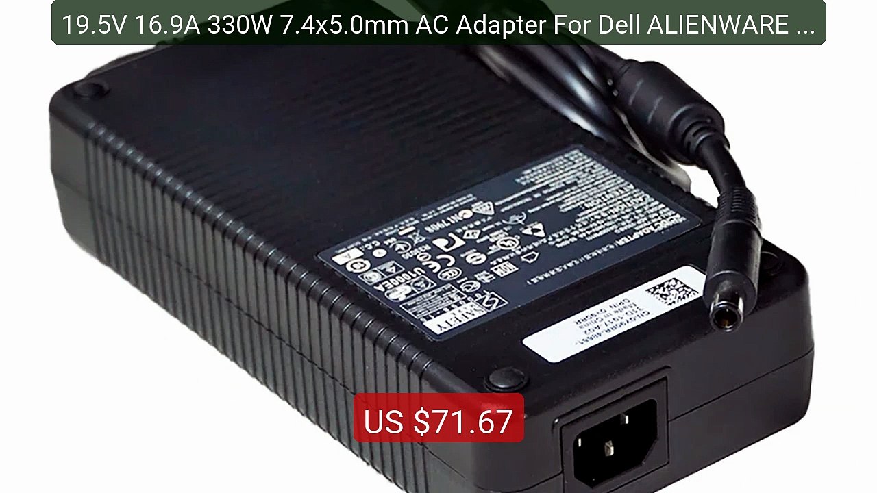19.5V 16.9A 330W 7.4x5.0mm AC Adapter For Dell ALIENWARE M1... -- Top Pick 2026 | Unbeatable Price!