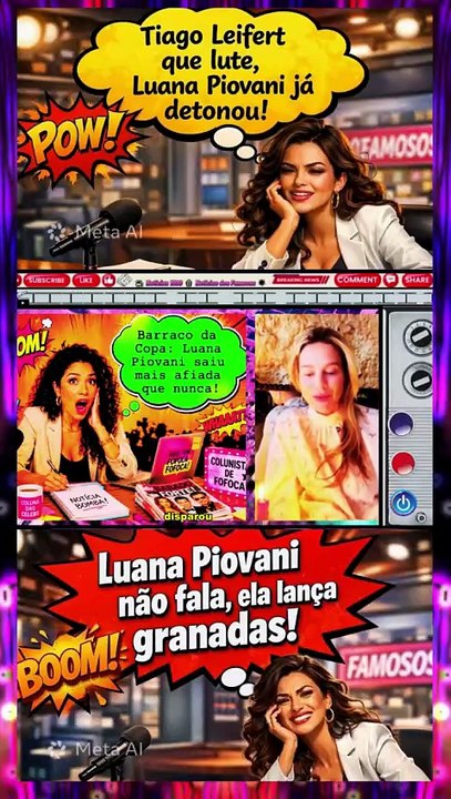 DEBOCHE EM ALTISSIMA VOLTAGEM!⚡#LuanaPiovani destrói #TiagoLeifert após defesa polêmica de #Virginia! 👑