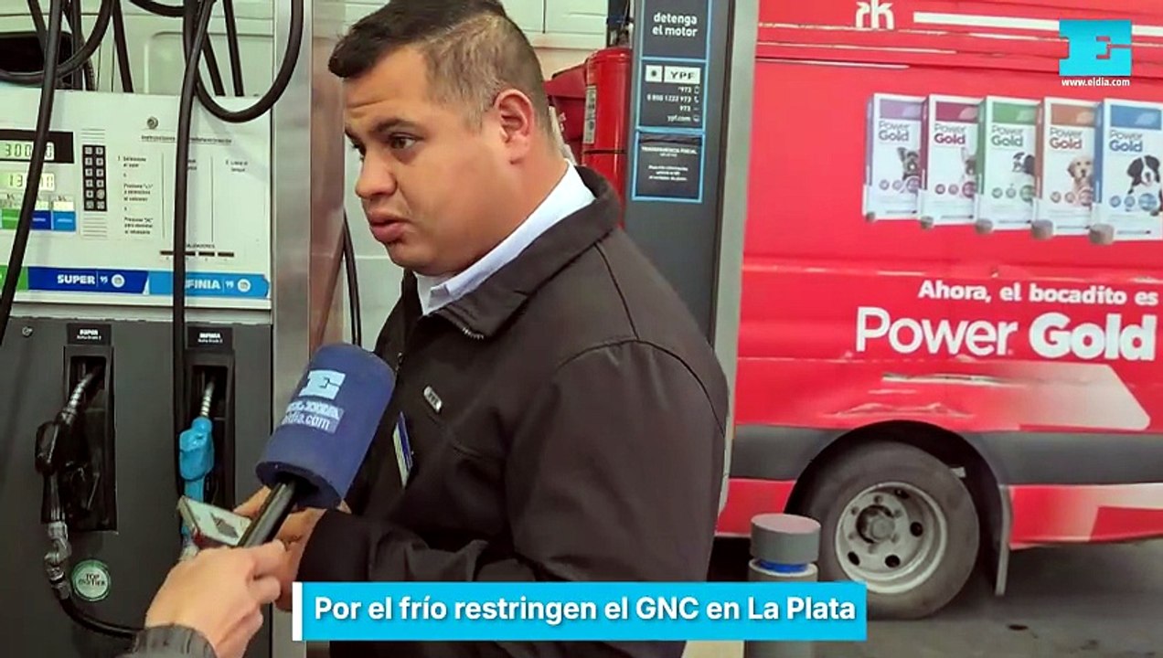 Por el frío restringen el GNC en La Plata