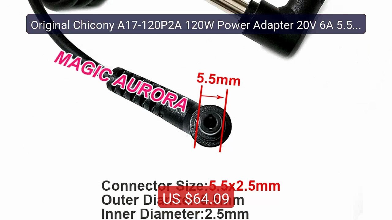 Original Chicony A17-120P2A 120W Power Adapter 20V 6A 5.5x2.5mm Fo... -- Best Deal 2026 | Shop Now!