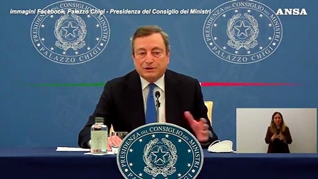 Sostegni bis, Draghi: Il decreto guarda al futuro, nessuno verra' lasciato indietro