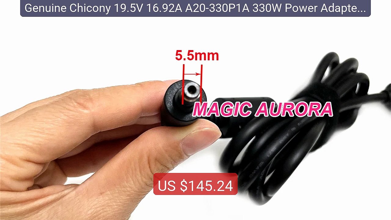 Genuine Chicony 19.5V 16.92A A20-330P1A 330W Power Adapter Fo... -- Amazing Value 2026 | Must Have!