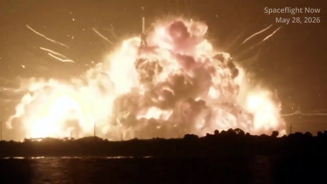 La explosión del cohete New Glenn de Blue Origin2 CORTO