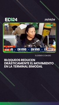 Bloqueos reducen drásticamente el movimiento en la Terminal Bimodal
