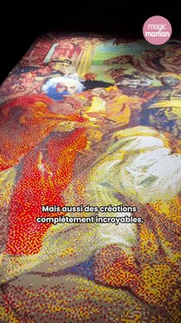 On a visité la nouvelle expo LEGO à Paris et certaines œuvres comptent plus de 100 000 pièces !