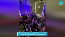 Desbarataron en La Plata una banda que robaba y desguazaba motos