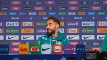 MATHEUS CUNHA y RYAN na COLETIVA da  SELEÇÃO BRASILEIRA