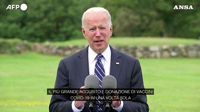 Vaccini, Biden: Acquisteremo mezzo miliardo di dosi da donare a 100 Paesi
