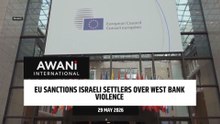 EU sanctions Israeli settlers over West Bank violence