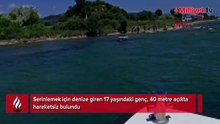 Serinlemek için girdiği denizde kayboldu! 40 metre açıkta hareketsiz bulundu: Durumu ağır