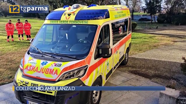 COLLECCHIO, AMBULANZA DONATA ALLA CROCE VERDE FORNOVESE | COLLECCHIO, AMBULANZA DONATA ALLA CROCE VERDE FORNOVESE