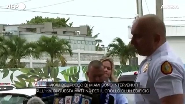 Palazzo crollato a Miami, incerto il numero dei dispersi