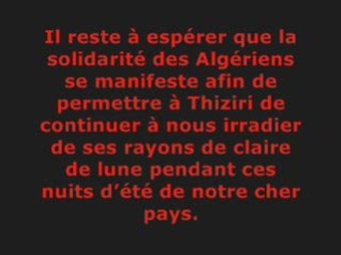 Thiziri OUSSAR sous la menace d'une éclipse