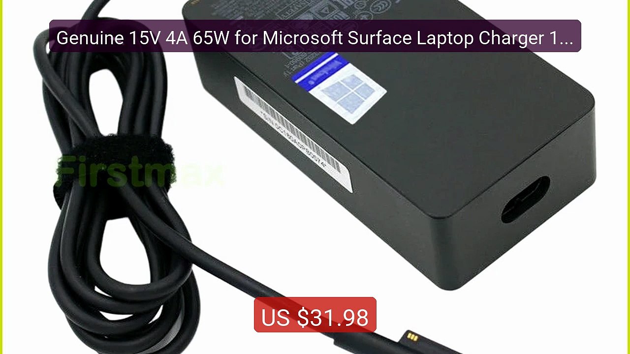 Genuine 15V 4A 65W for Microsoft Surface Laptop Charger 1706 S... -- Best Buy 2026 | Great Quality!