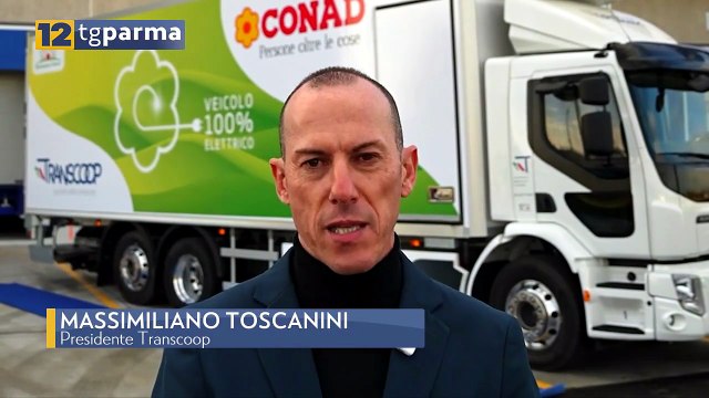 TRANSCOOP E CONAD CENTRO NORD: PRIMO CAMION FULL ELECTRIC | TRANSCOOP E CONAD CENTRO NORD: PRIMO CAMION FULL ELECTRIC