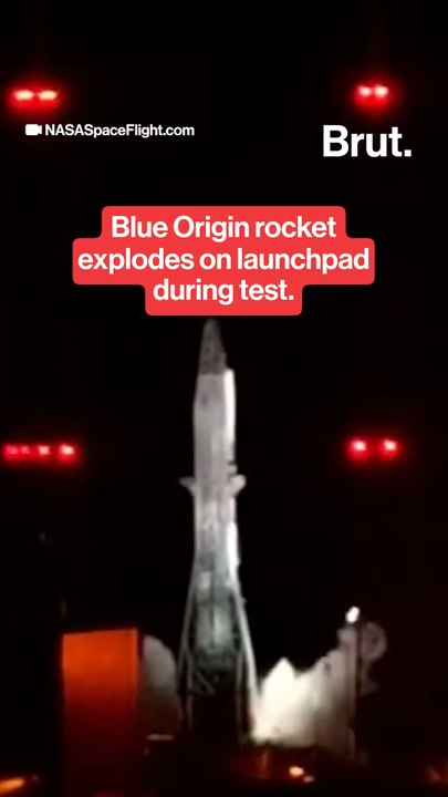 Blue Origin rocket explodes during launch
