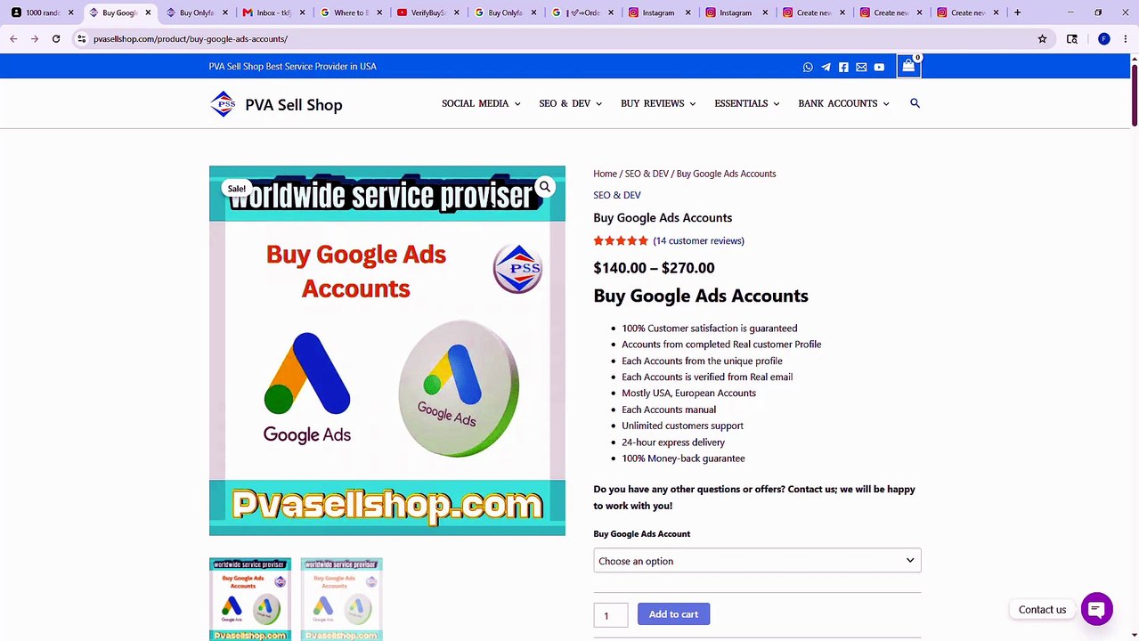 Top 10.9 Marketplace Will Purchase Google Ads Accounts  Right Now