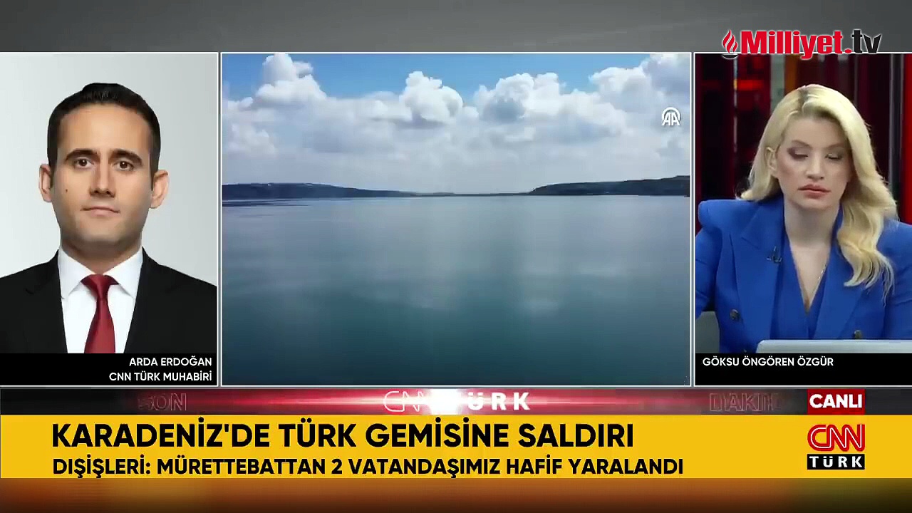 Karadeniz'de Türk gemisine saldırı! Dışişleri: 2 vatandaşımız hafif yaralandı