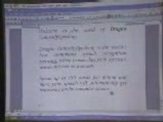 Demo of Dragon NaturallySpeaking