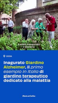 Inaugurato a Cesena il Primo Giardino Terapeutico Pubblico d'Italia per la Demenza, Dedicato a Eva Mameli Calvino
