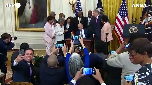 Usa, la fine della schiavitu' diventa festa nazionale