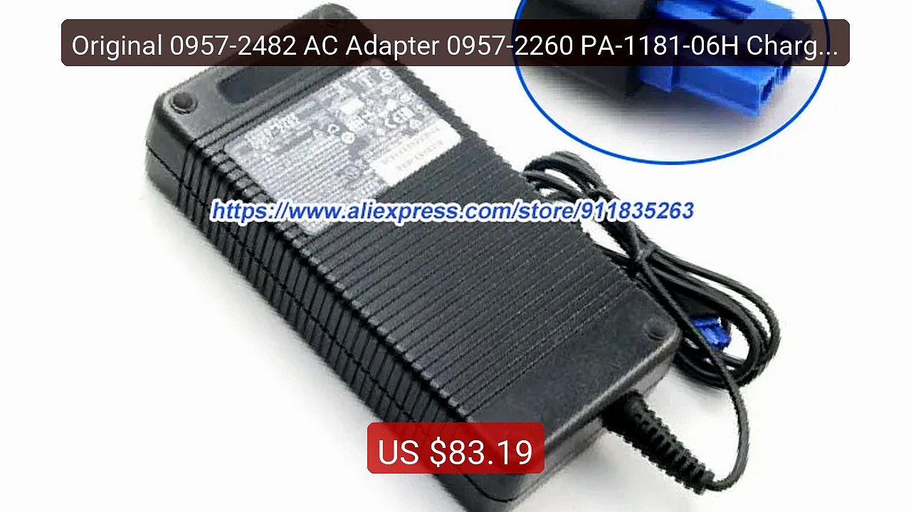 Original 0957-2482 AC Adapter 0957-2260 PA-1181-06H Charger AD... -- Best Buy 2026 | Great Quality!