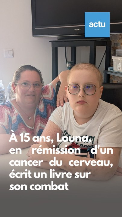 Après 739 jours de souffrance, Louna, 15 ans, a vaincu son cancer du cerveau : "Je me demande comment j'ai été si forte"