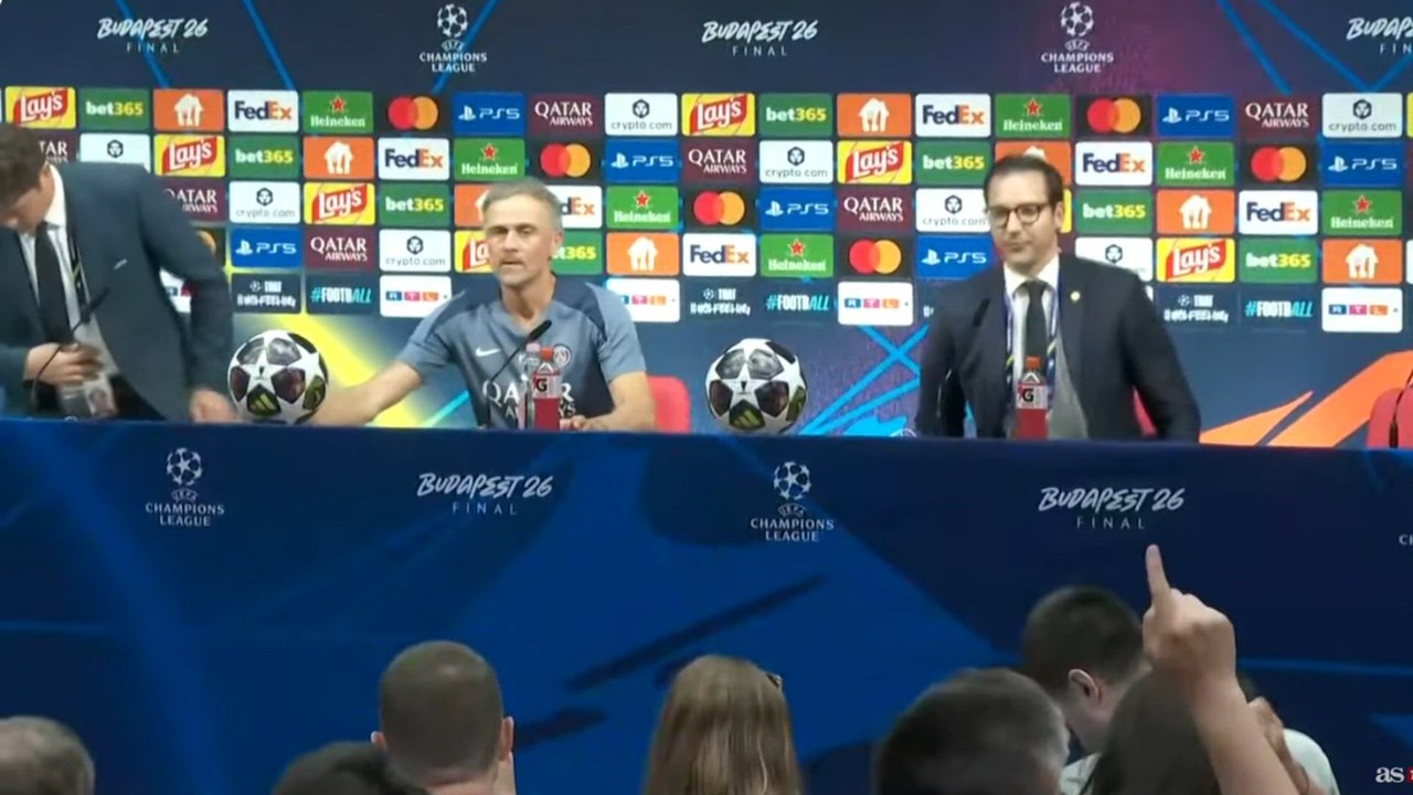 Luis Enrique, conférence de presse avant la finale de la Ligue des champions PSG vs Arsenal