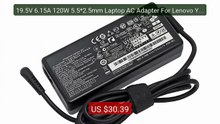 19.5V 6.15A 120W 5.5*2.5mm Laptop AC Adapter For Lenovo Y460 ... -- Amazing Value 2026 | Must Have!