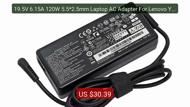 19.5V 6.15A 120W 5.5*2.5mm Laptop AC Adapter For Lenovo Y460 ... Amazing Value 2026 | Must Have!