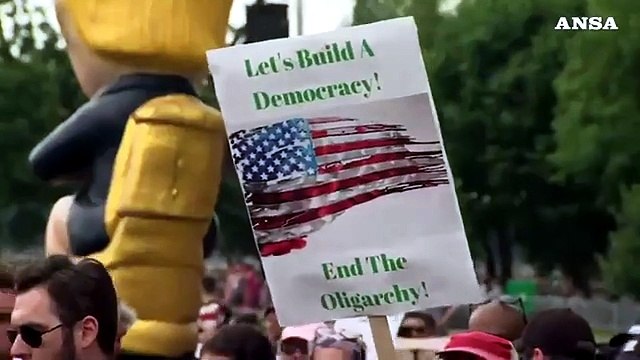 Usa, violenti scontri davanti alla Casa Bianca