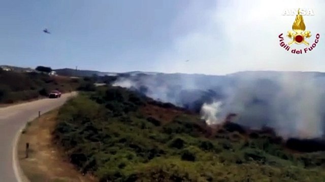 Incendi boschivi nel Sud Italia, 800 interventi dei vigili del fuoco in un solo giorno