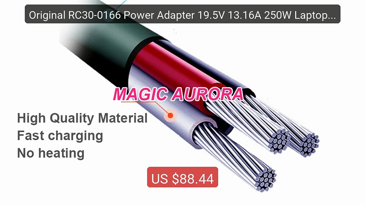 Original RC30-0166 Power Adapter 19.5V 13.16A 250W Laptop C... -- Top Pick 2026 | Unbeatable Price!