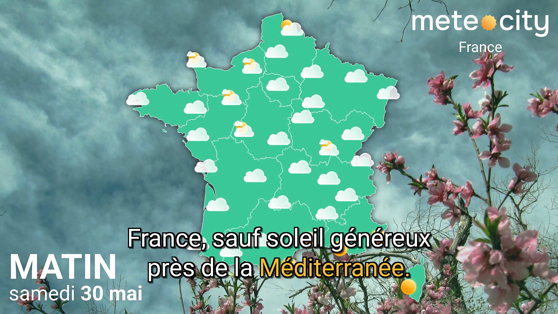 Bulletin météo France du samedi 30 mai 2026