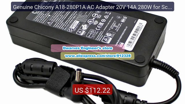 Genuine Chicony A18-280P1A AC Adapter 20V 14A 280W for Sche... Top Pick 2026 | Unbeatable Price!