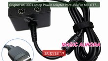Original AC-300 Laptop Power Adapter Port USB For MSI GT76 GE... -- Amazing Value 2026 | Must Have!