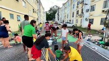 Influencer incentiva pintura de rua para a Copa 2026