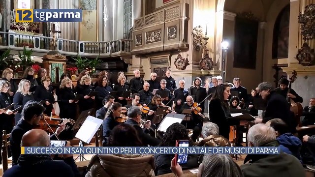 SUCCESSO IN SAN QUINTINO PER IL CONCERTO DI NATALE DEI MUSICI DI PARMA | SUCCESSO IN SAN QUINTINO PER IL CONCERTO DI NATALE DEI MUSICI DI PARMA