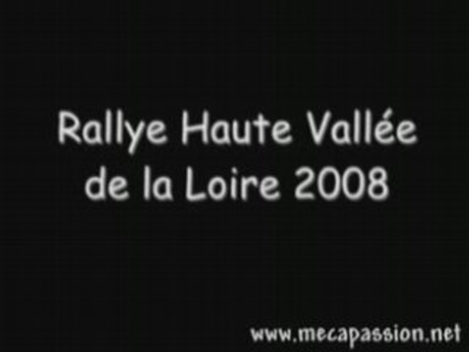 rallye haute vallee de la loire 2008