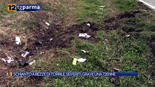 SCHIANTO A BEZZE DI TORRILE, SEI FERITI: GRAVE UNA 72ENNE | SCHIANTO A BEZZE DI TORRILE, SEI FERITI: GRAVE UNA 72ENNE