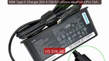 95W Type-C Charger 20V 4.75A for Lenovo IdeaPad 5 Pro-16ACH6 Think... -- Best Deal 2026 | Shop Now!