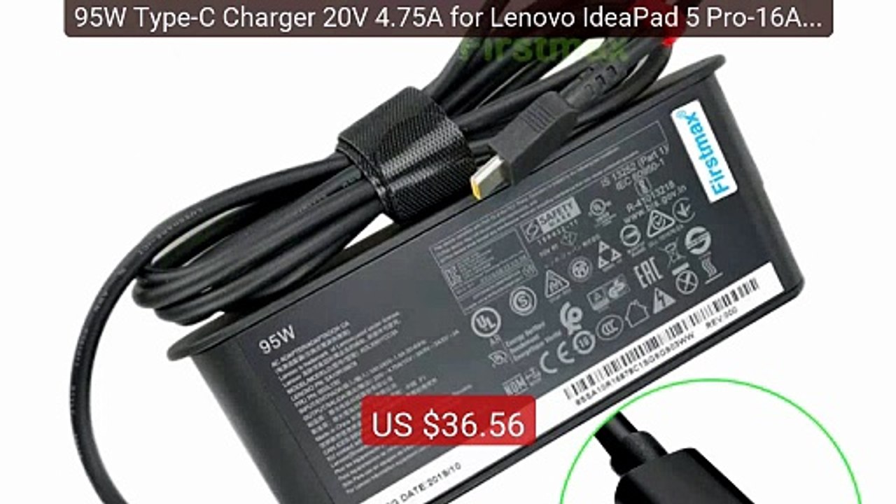 95W Type-C Charger 20V 4.75A for Lenovo IdeaPad 5 Pro-16ACH6 Think... -- Best Deal 2026 | Shop Now!