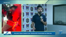 Policiais tiram câmeras que traficantes colocaram na Zona Sul